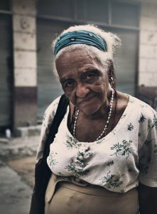 old lady from cuba