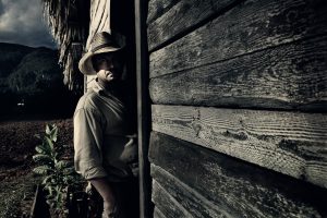 portrait of tobacco man from cuba vinales