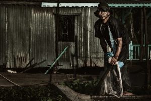 Fisherman from Chodok Vietnam