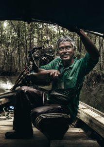 boatman from krapi in thailand
