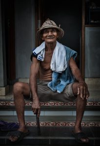 old man from bali