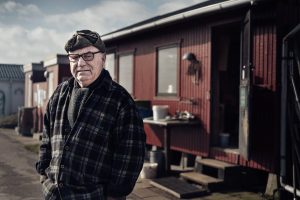 a portrait of an old fisherman from Nyord - Denmark